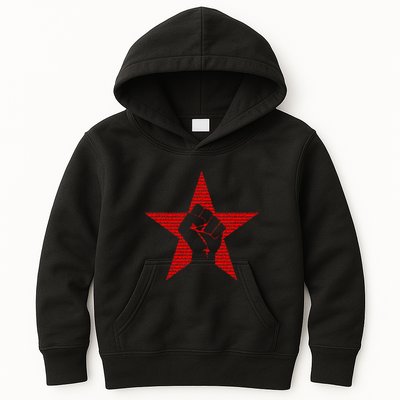 Ratm Star Fist Funny Kids Hoodie