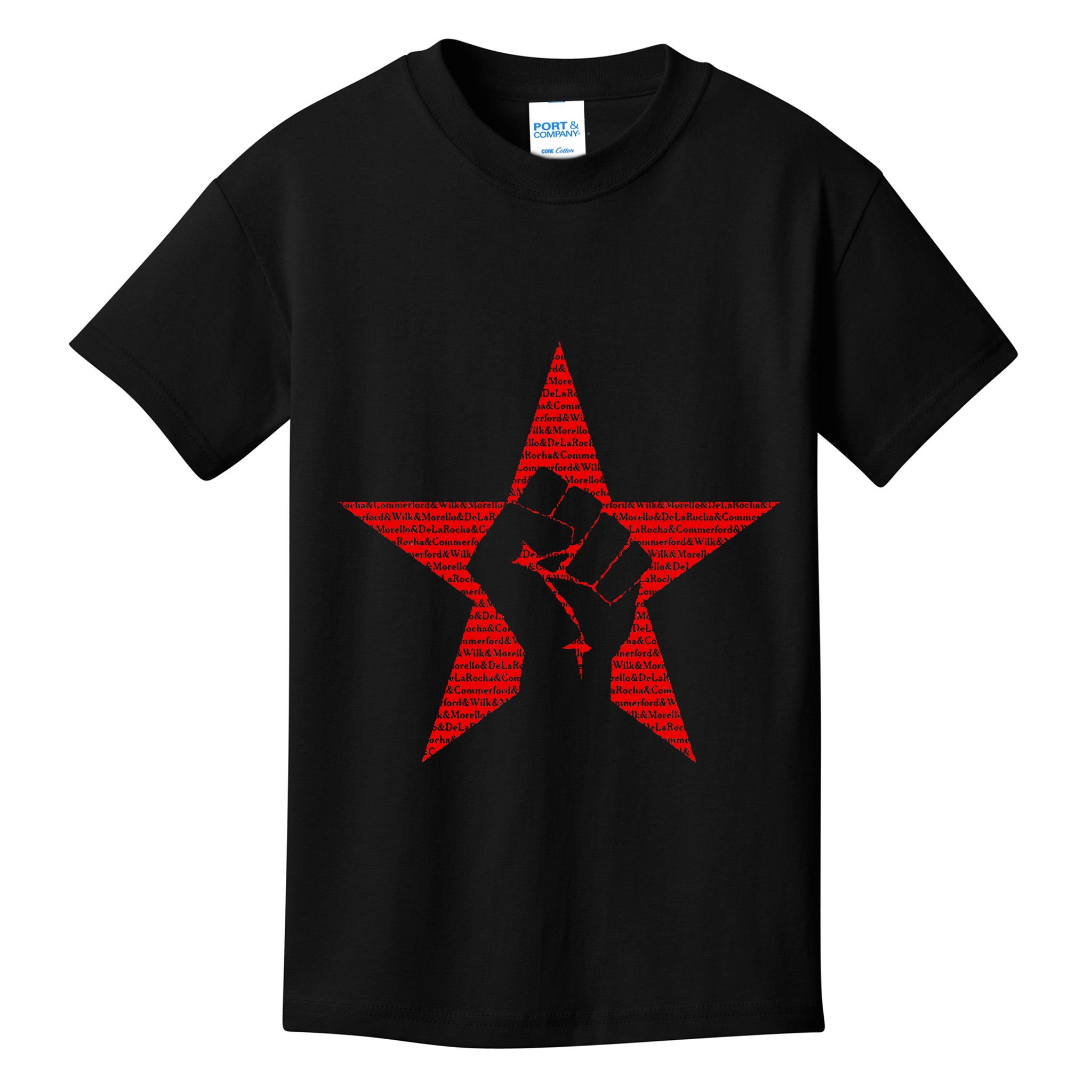 Ratm Star Fist Funny Kids T-Shirt