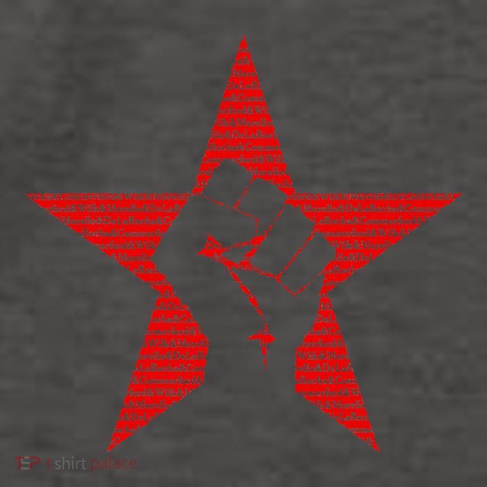 Ratm Star Fist Funny Vector Backpack