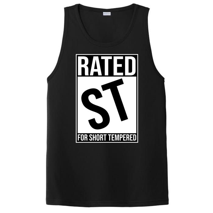 Rated ST For Short Tempered Funny Meme PosiCharge Competitor Tank