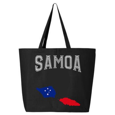Retro Samoa Flag Vintage Throwback Sport 25L Jumbo Tote