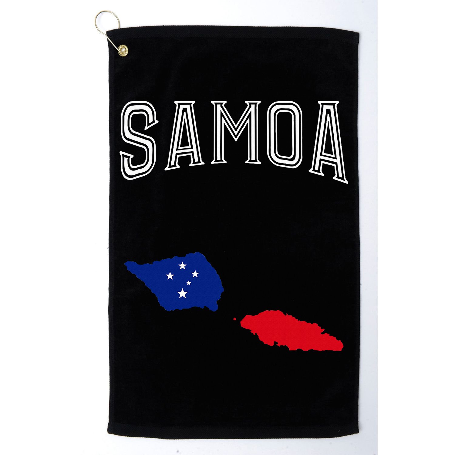 Retro Samoa Flag Vintage Throwback Sport Golf Towel