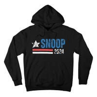 Retro Stripe Funny Snoop Vintage Election 2024 Tall Hoodie