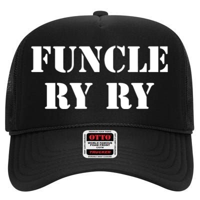 Ryan Seacrest Funcle Ry Ry High Crown Mesh Back Trucker Hat