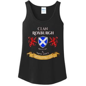 Roxburgh Scottish Family Clan Middle Ages Mischief Tank Top Ladies Essential Tank