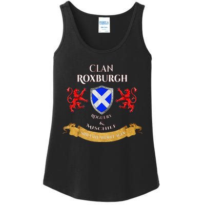 Roxburgh Scottish Family Clan Middle Ages Mischief Tank Top Ladies Essential Tank