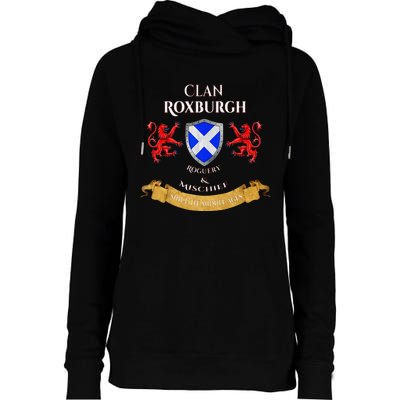 Roxburgh Scottish Family Clan Middle Ages Mischief Tank Top Womens Funnel Neck Pullover Hood