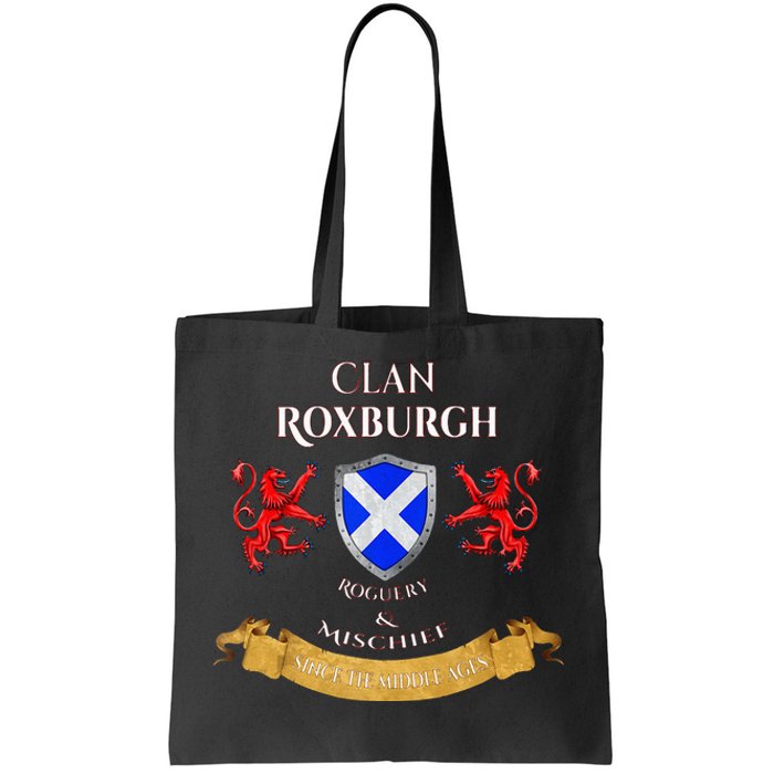 Roxburgh Scottish Family Clan Middle Ages Mischief Tank Top Tote Bag