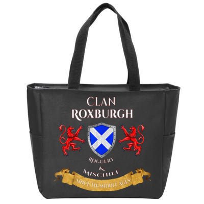 Roxburgh Scottish Family Clan Middle Ages Mischief Tank Top Zip Tote Bag