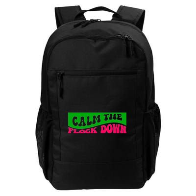 Retro Sassy Flamingo , Calm The Fl Backpack