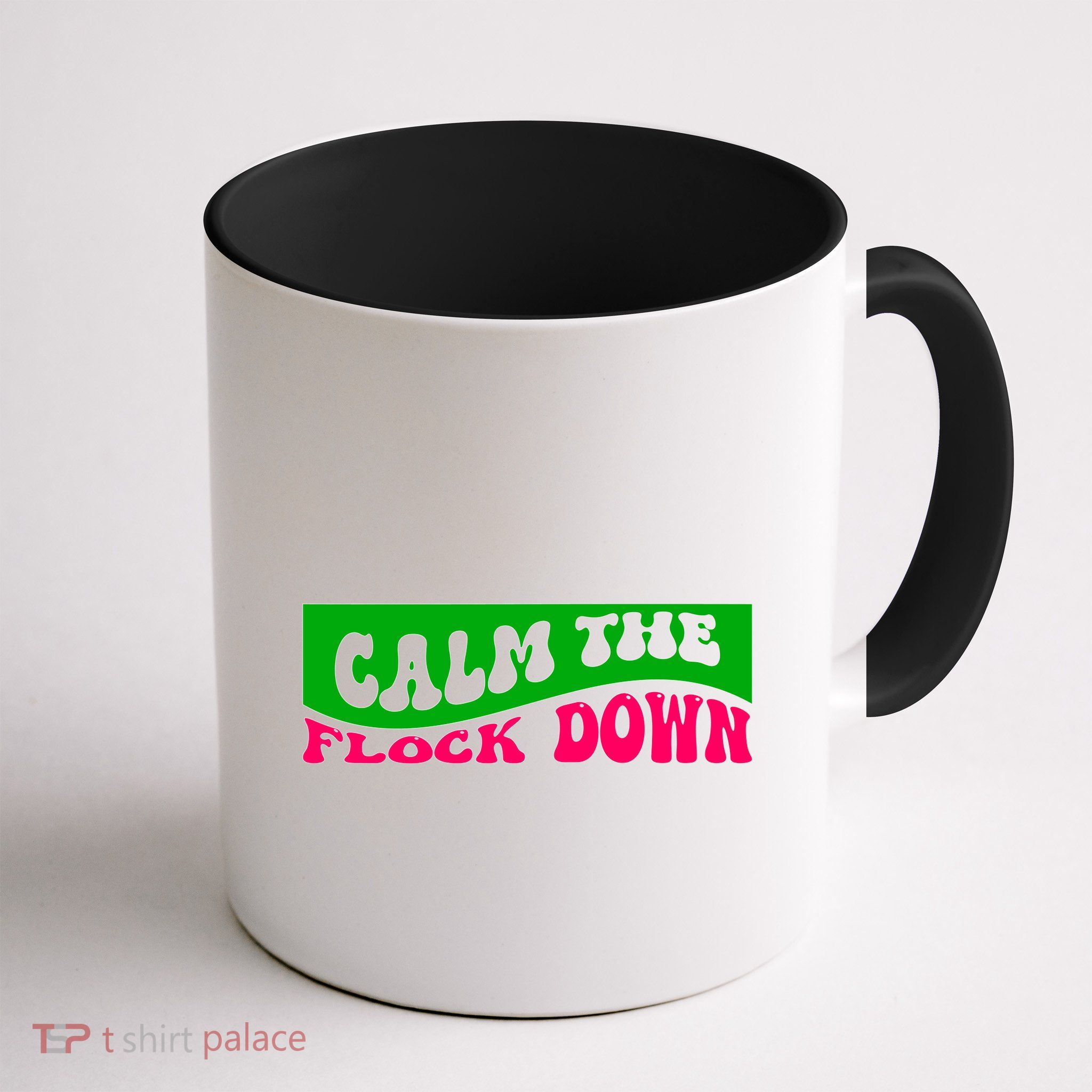 Retro Sassy Flamingo , Calm The Fl Mug