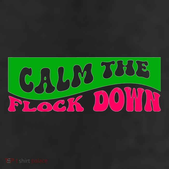 Retro Sassy Flamingo , Calm The Fl 11oz C Handle Ceramic Mug