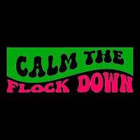 Retro Sassy Flamingo , Calm The Fl Magnet