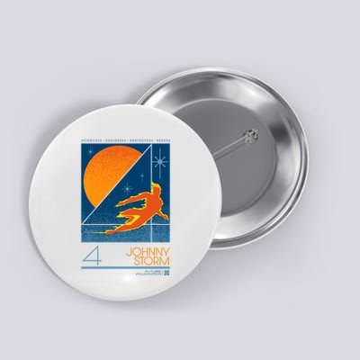 Retro Scifi Flame Hero Graphic Button