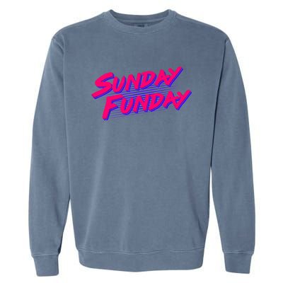 Retro Sunday Funday Garment-Dyed Sweatshirt