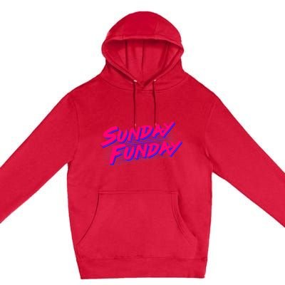 Retro Sunday Funday Premium Pullover Hoodie