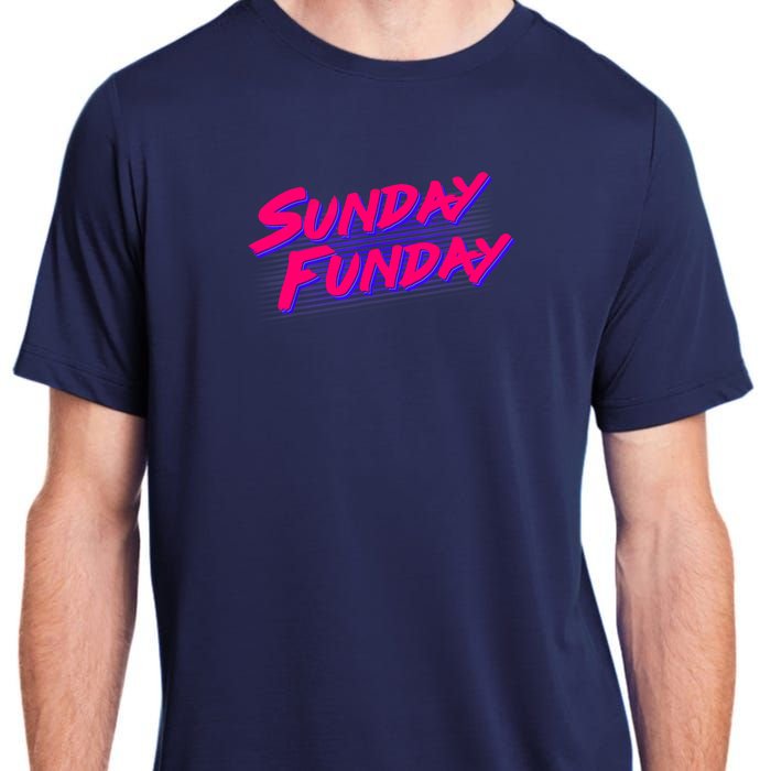 Retro Sunday Funday Adult ChromaSoft Performance T-Shirt