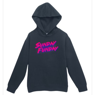 Retro Sunday Funday Urban Pullover Hoodie