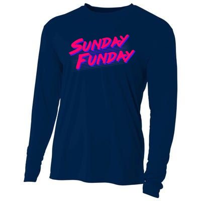 Retro Sunday Funday Cooling Performance Long Sleeve Crew