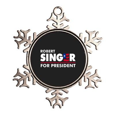 Robert Singer For President Robert Kennedy Jr For President USA 2024 Metallic Star Ornament