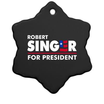 Robert Singer For President Robert Kennedy Jr For President USA 2024 Ceramic Star Ornament