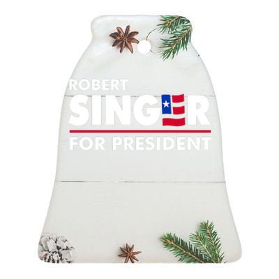 Robert Singer For President Robert Kennedy Jr For President USA 2024 Ceramic Bell Ornament