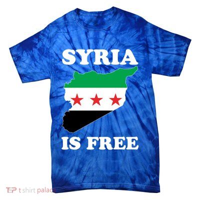 Revolution Syria Freedom Syrian Flag Tie-Dye T-Shirt