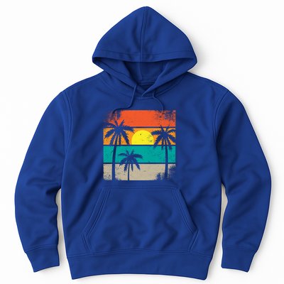 Retro Summer Funny Beach Life Vintage Hoodie