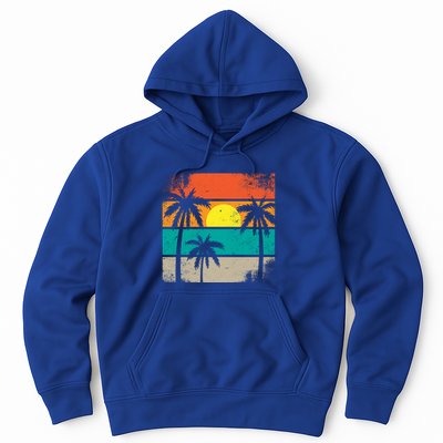 Retro Summer Funny Beach Life Vintage Hoodie