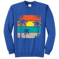 Retro Summer Funny Beach Life Vintage Sweatshirt