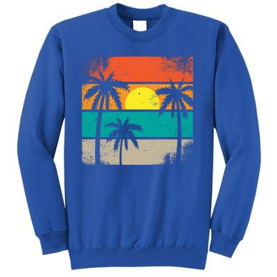 Retro Summer Funny Beach Life Vintage Sweatshirt