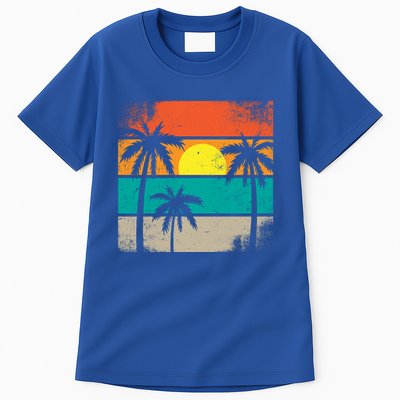 Retro Summer Funny Beach Life Vintage Tall T-Shirt