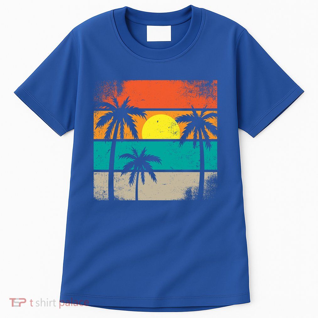 Retro Summer Funny Beach Life Vintage Tall T-Shirt