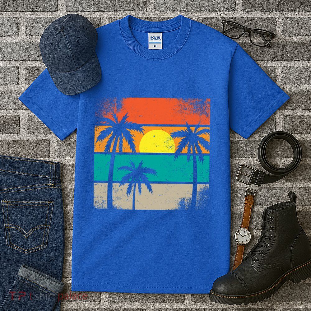Retro Summer Funny Beach Life Vintage Tall T-Shirt