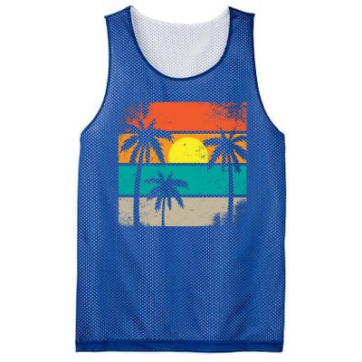 Retro Summer Funny Beach Life Vintage Mesh Reversible Basketball Jersey Tank