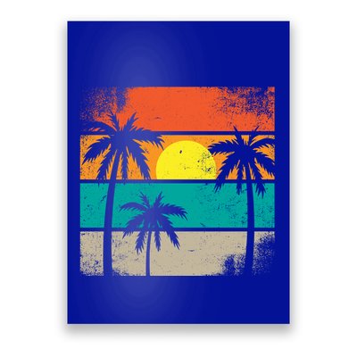 Retro Summer Funny Beach Life Vintage Poster