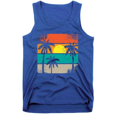 Retro Summer Funny Beach Life Vintage Tank Top