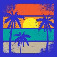 Retro Summer Funny Beach Life Vintage Toddler T-Shirt