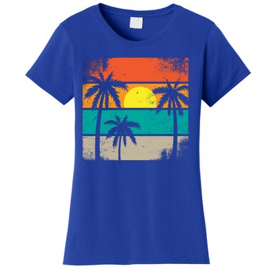 Retro Summer Funny Beach Life Vintage Women's T-Shirt