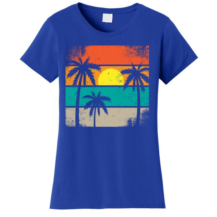 Retro Summer Funny Beach Life Vintage Women's T-Shirt