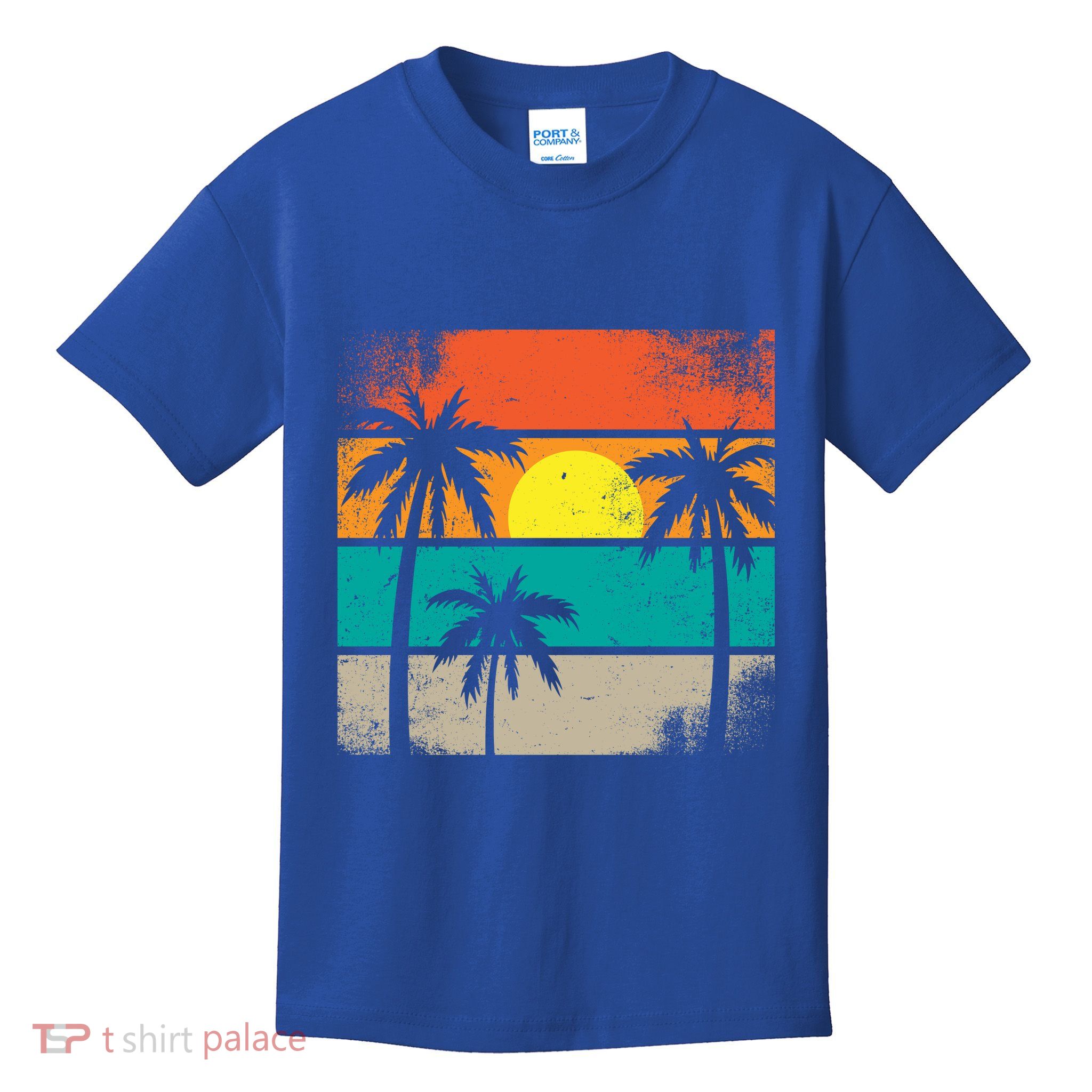 Retro Summer Funny Beach Life Vintage Kids T-Shirt