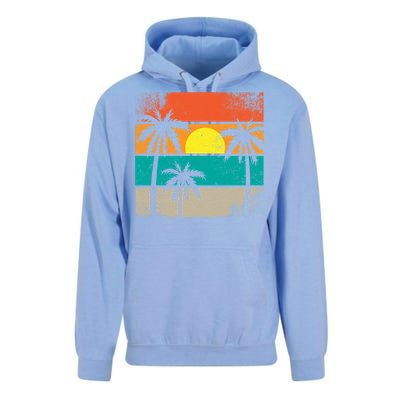 Retro Summer Funny Beach Life Vintage Unisex Surf Hoodie