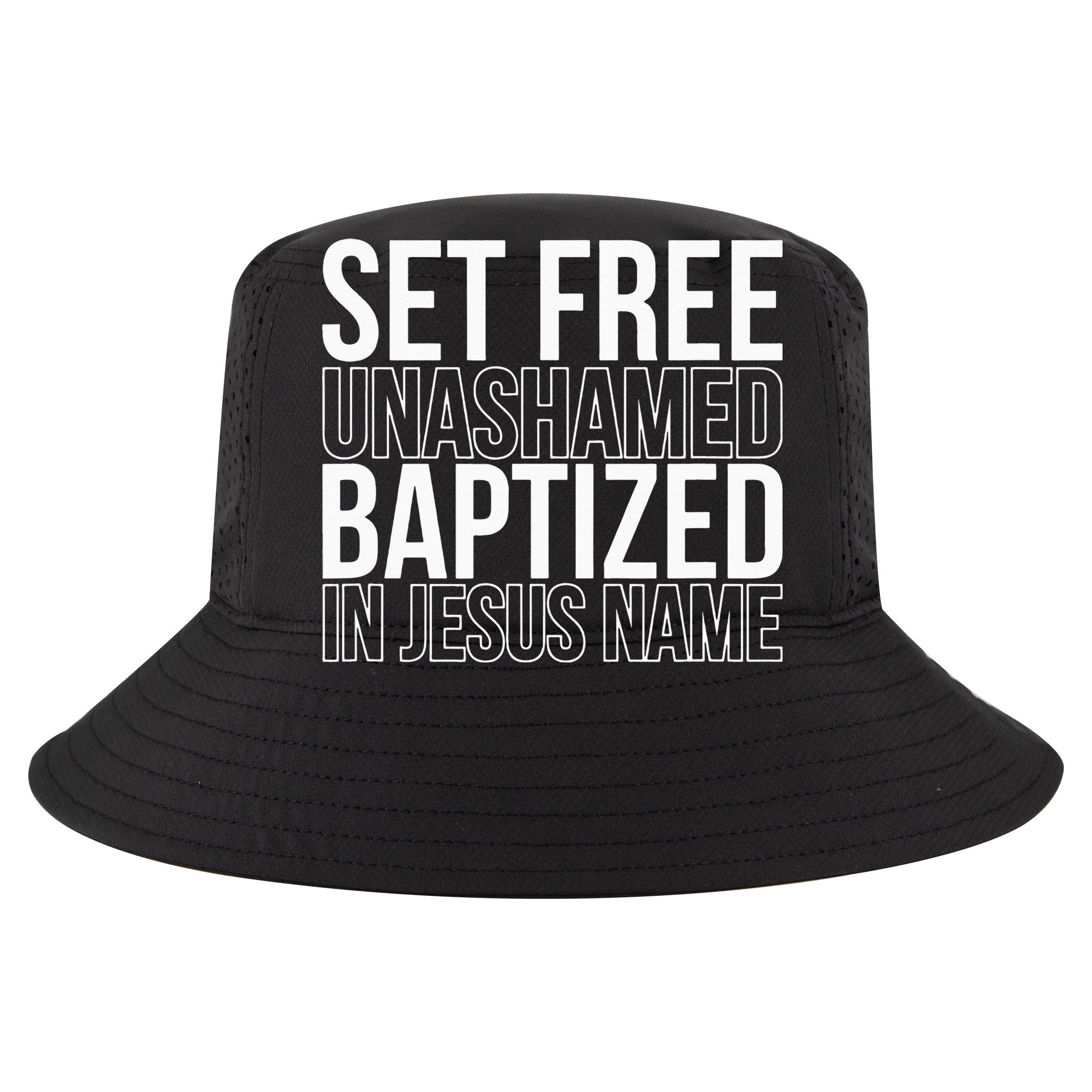 retro Set free unashamed baptized in Jesus name T-Shirt
