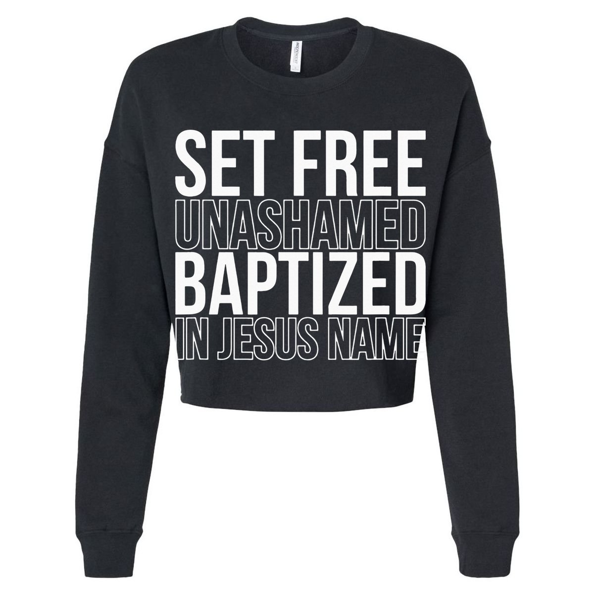retro Set free unashamed baptized in Jesus name T-Shirt