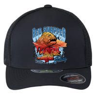 Red Snapper Fishing Flexfit Unipanel Trucker Cap
