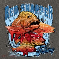Red Snapper Fishing Cotton Canvas Backpack