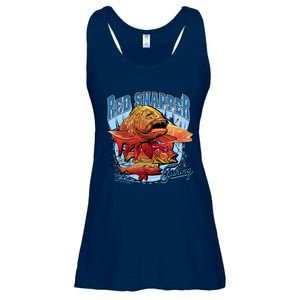 Red Snapper Fishing Ladies Essential Flowy Tank