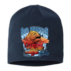 Red Snapper Fishing Sustainable Beanie