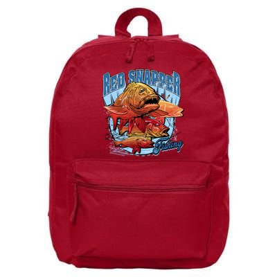 Red Snapper Fishing 16 in Basic Backpack