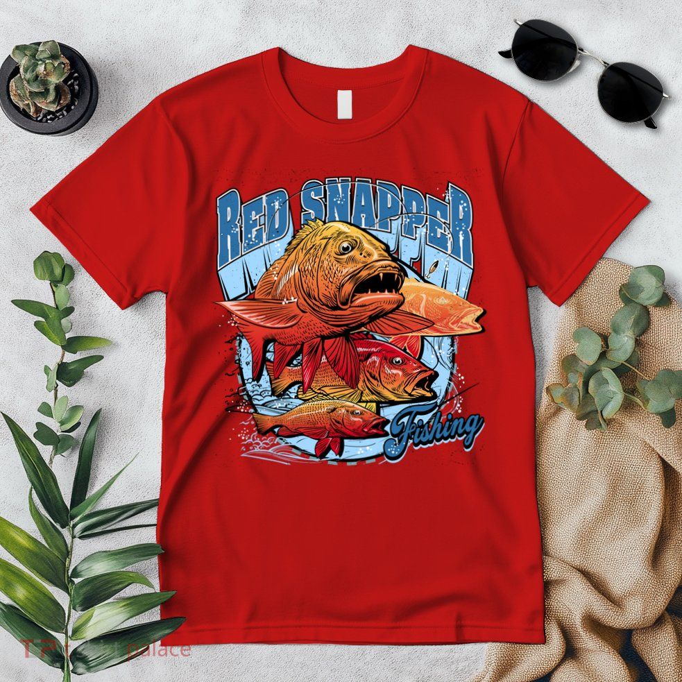 Red Snapper Fishing Premium T-Shirt